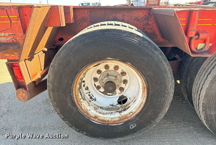 image for item DO1758 1978 Aztec FCB-LB drop deck oilfield trailer 