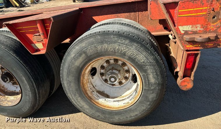 image for item DO1758 1978 Aztec FCB-LB drop deck oilfield trailer 