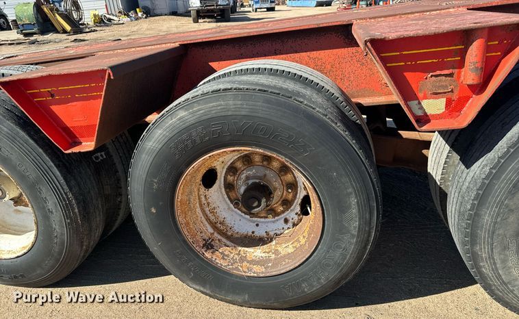 image for item DO1758 1978 Aztec FCB-LB drop deck oilfield trailer 