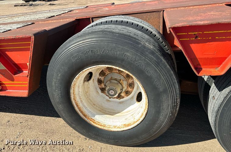 image for item DO1758 1978 Aztec FCB-LB drop deck oilfield trailer 