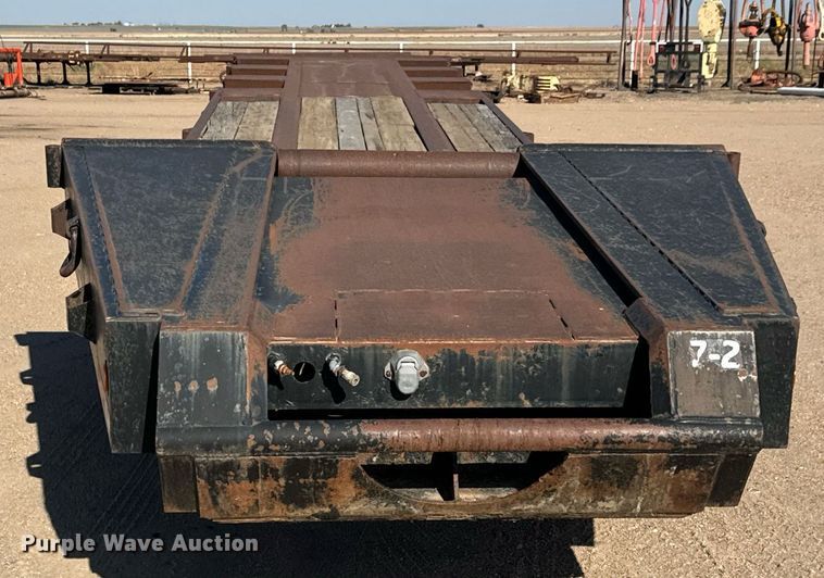 image for item DO1759 2008 Monarch  drop deck oilfield trailer 