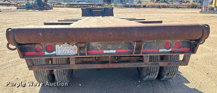 image for item DO1759 2008 Monarch  drop deck oilfield trailer 
