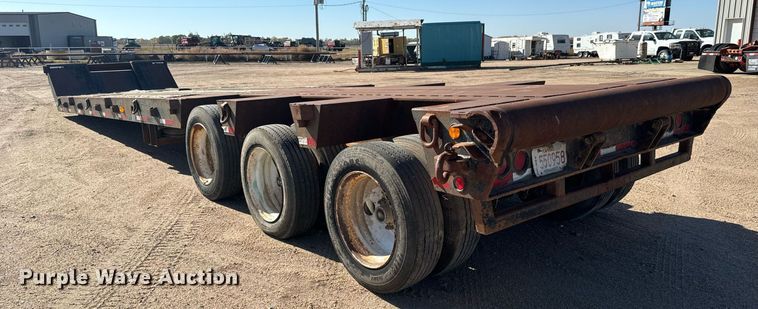 image for item DO1759 2008 Monarch  drop deck oilfield trailer 