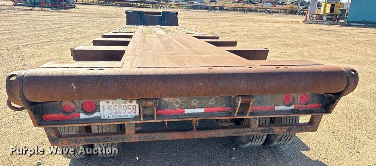 image for item DO1759 2008 Monarch  drop deck oilfield trailer 