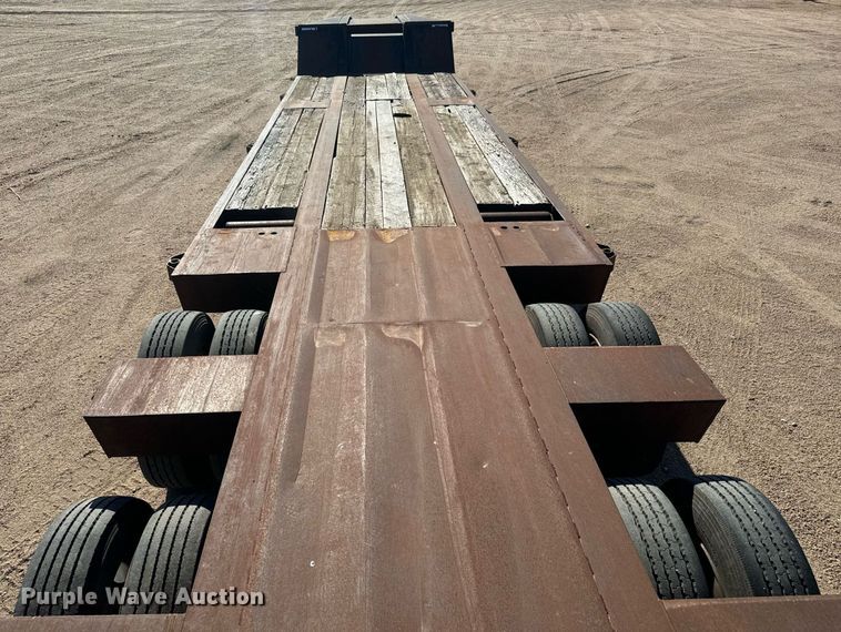 image for item DO1759 2008 Monarch  drop deck oilfield trailer 