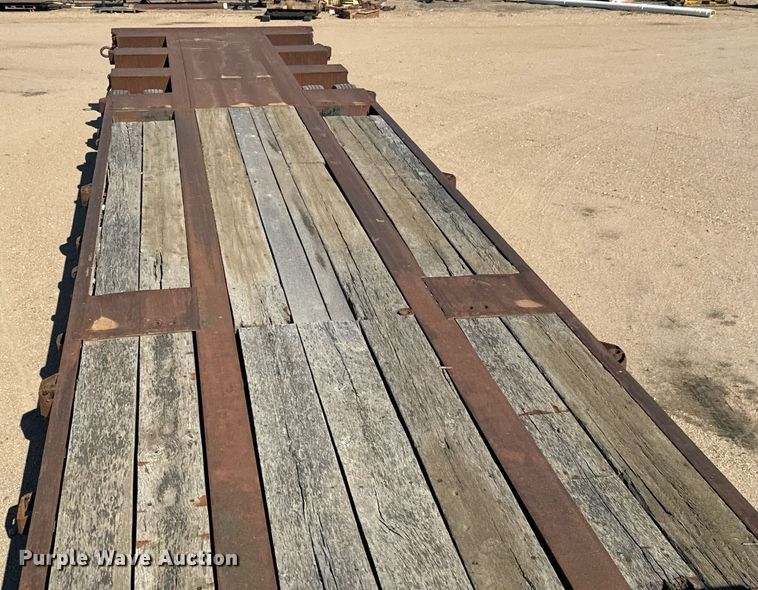 image for item DO1759 2008 Monarch  drop deck oilfield trailer 