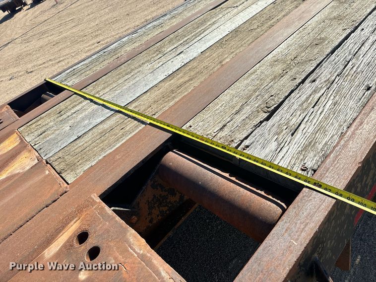 image for item DO1759 2008 Monarch  drop deck oilfield trailer 