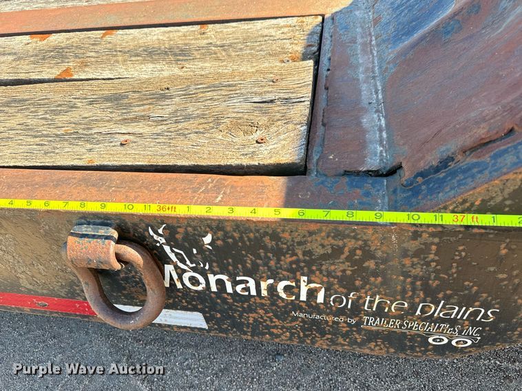 image for item DO1759 2008 Monarch  drop deck oilfield trailer 