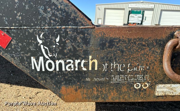 image for item DO1759 2008 Monarch  drop deck oilfield trailer 