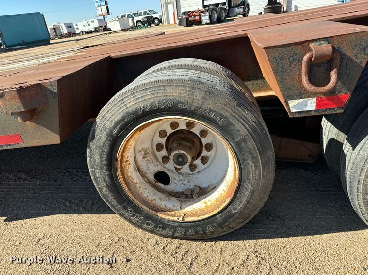 image for item DO1759 2008 Monarch  drop deck oilfield trailer 