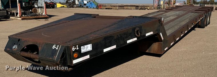 image for item DO1760 2008 Monarch drop deck oilfield trailer 