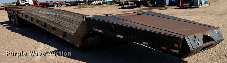 image for item DO1760 2008 Monarch drop deck oilfield trailer 
