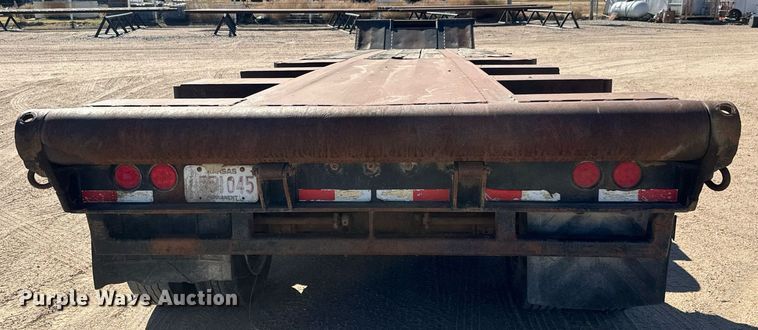 image for item DO1760 2008 Monarch drop deck oilfield trailer 