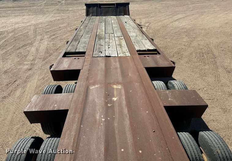 image for item DO1760 2008 Monarch drop deck oilfield trailer 