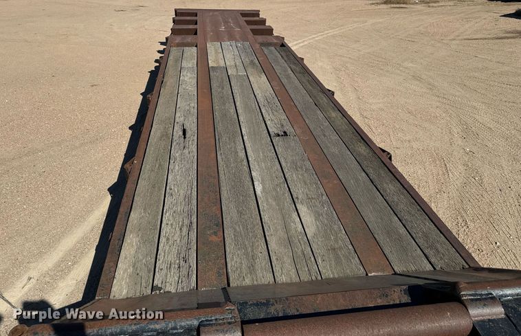 image for item DO1760 2008 Monarch drop deck oilfield trailer 