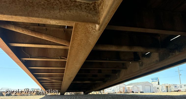 image for item DO1760 2008 Monarch drop deck oilfield trailer 