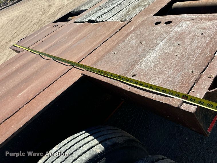image for item DO1760 2008 Monarch drop deck oilfield trailer 