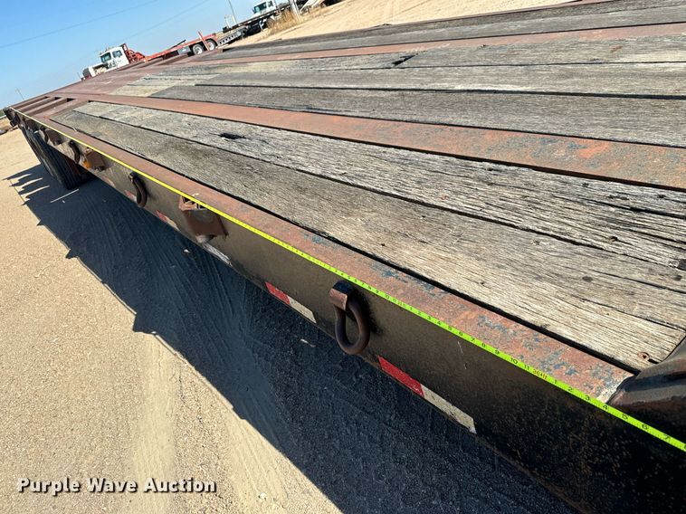 image for item DO1760 2008 Monarch drop deck oilfield trailer 