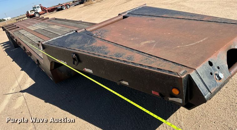 image for item DO1760 2008 Monarch drop deck oilfield trailer 