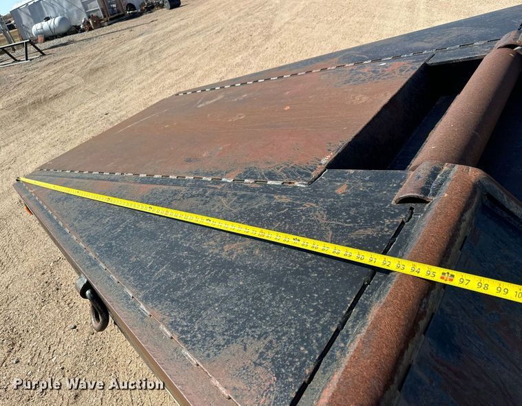 image for item DO1760 2008 Monarch drop deck oilfield trailer 