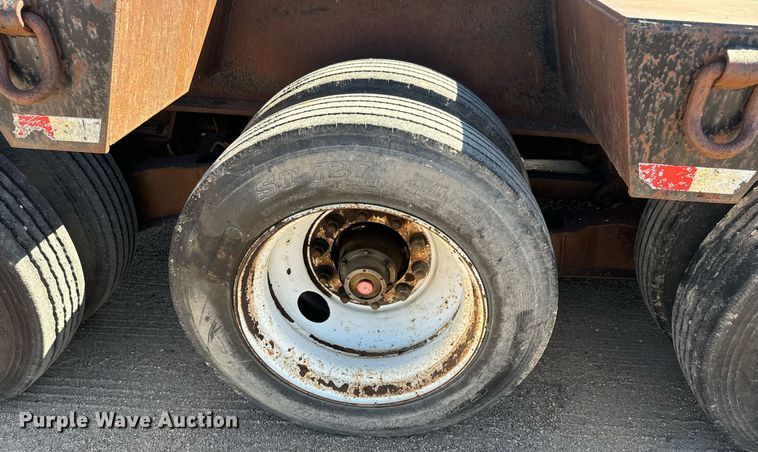 image for item DO1760 2008 Monarch drop deck oilfield trailer 