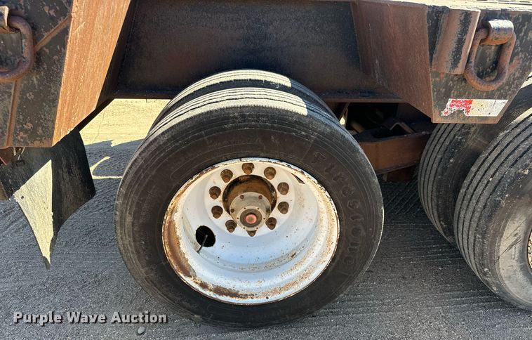 image for item DO1760 2008 Monarch drop deck oilfield trailer 