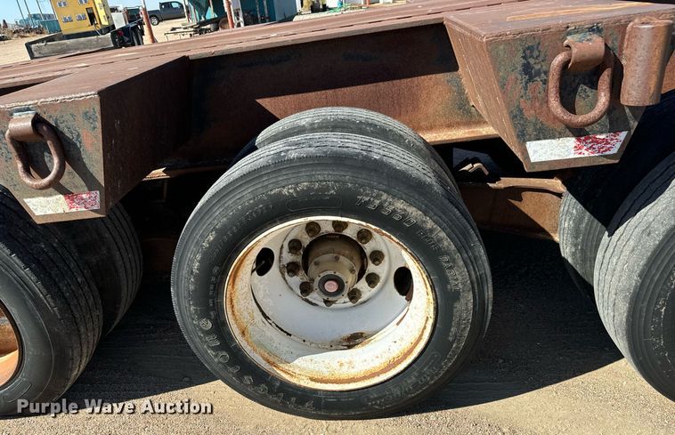 image for item DO1760 2008 Monarch drop deck oilfield trailer 