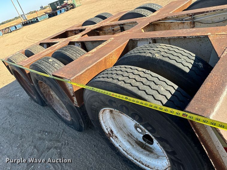 image for item DO1761 1983 Trail King  1552-4800 lowboy equipment trailer