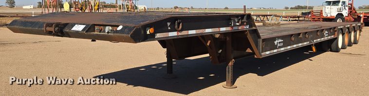 image for item DO1762 2005 Atoka 40-OFLB-60-4 drop deck oilfield trailer