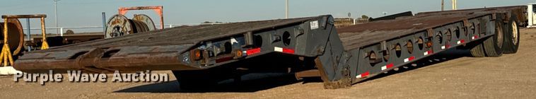 image for item DO1766 1990 Scona lowboy equipment trailer