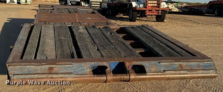 image for item DO1766 1990 Scona lowboy equipment trailer