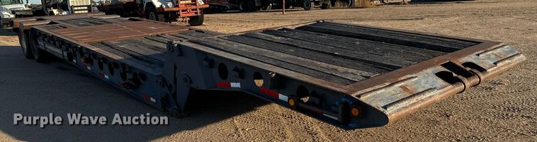 image for item DO1766 1990 Scona lowboy equipment trailer
