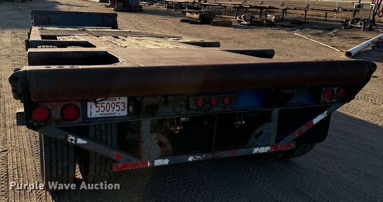 image for item DO1766 1990 Scona lowboy equipment trailer
