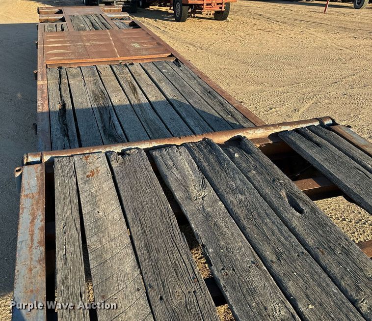 image for item DO1766 1990 Scona lowboy equipment trailer