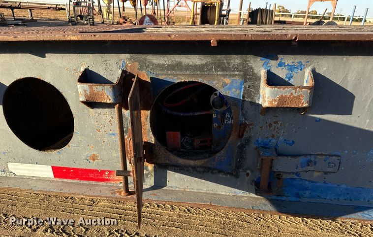 image for item DO1766 1990 Scona lowboy equipment trailer