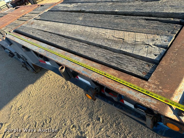 image for item DO1766 1990 Scona lowboy equipment trailer