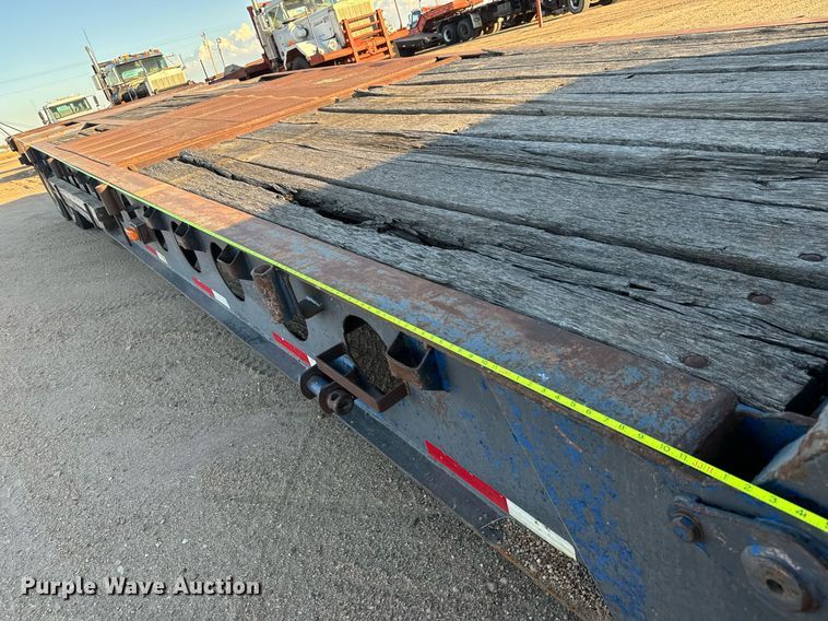 image for item DO1766 1990 Scona lowboy equipment trailer