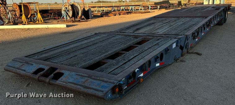 image for item DO1766 1990 Scona lowboy equipment trailer