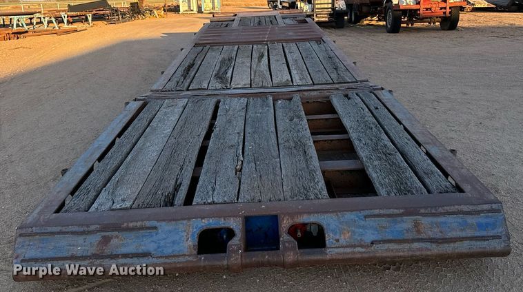 image for item DO1766 1990 Scona lowboy equipment trailer