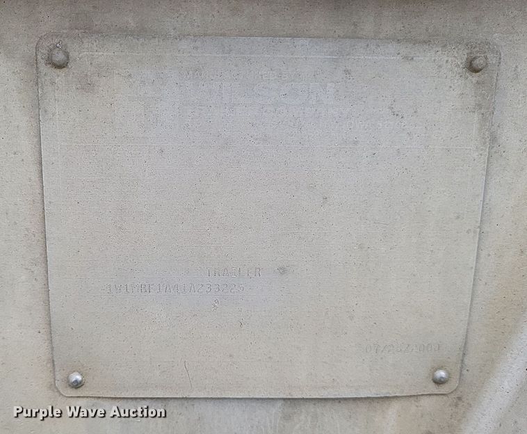 image for item DQ3769 2001 Wilson Hopper Bottom grain trailer