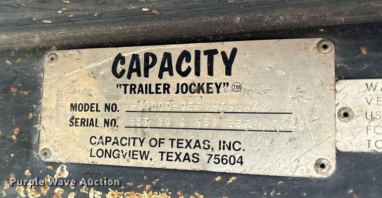 image for item DT2199 Capacity TJ5000 yard truck