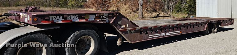 image for item DT7572 2006 Trail King TK70HT 452 drop deck hydraulic tail equipment trailer