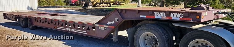 image for item DT7572 2006 Trail King TK70HT 452 drop deck hydraulic tail equipment trailer