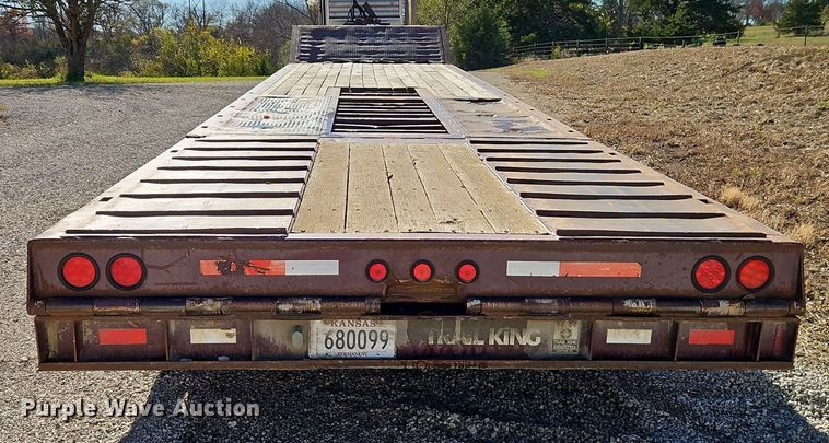 image for item DT7572 2006 Trail King TK70HT 452 drop deck hydraulic tail equipment trailer