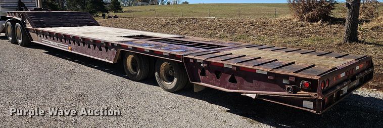 image for item DT7572 2006 Trail King TK70HT 452 drop deck hydraulic tail equipment trailer