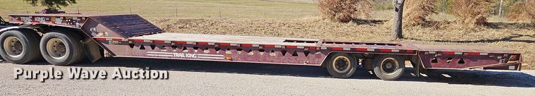 image for item DT7572 2006 Trail King TK70HT 452 drop deck hydraulic tail equipment trailer