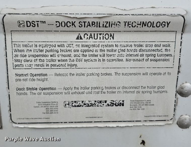 image for item DW3959 2007 Great Dane 7811TZ-1A refrigerated van trailer
