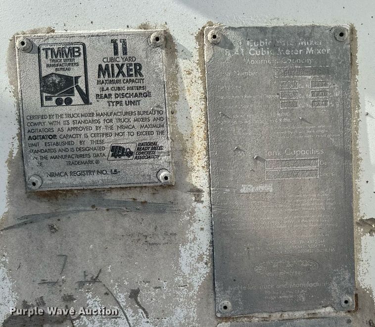 image for item DX3781 1998 Ford Z96 ready mix truck