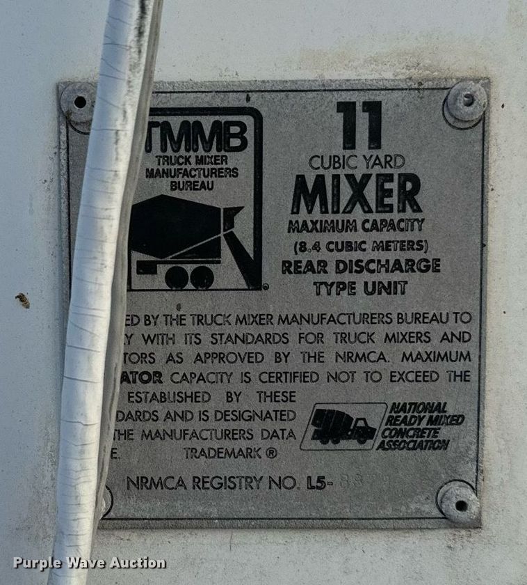 image for item DX3783 1998 Ford Z96 ready mix truck