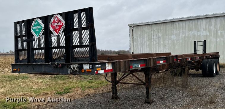 image for item EG6978 1984 Schnure flatbed trailer